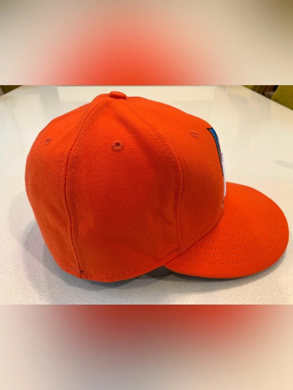 Miami Marlins New Era 59Fifty On-Field Fitted Hat - Alternate Orange, Size 7-3/8